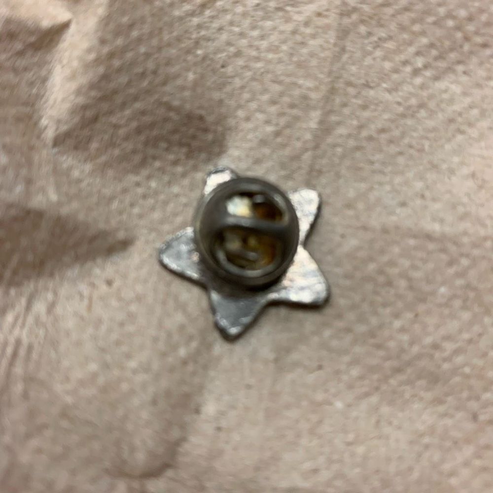 Red White & Blue Flag Star Pin - Picture 3 of 5